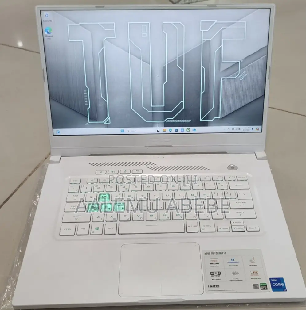 New Laptop Asus TUF Gaming A15 16GB Intel Core I7 SSD 512GB