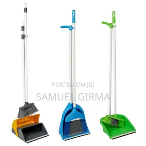 Photo - ~ Dust Pan Long Handle W/Brush