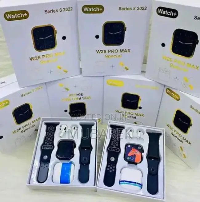 W26 Pro Smart Watch With Airpod