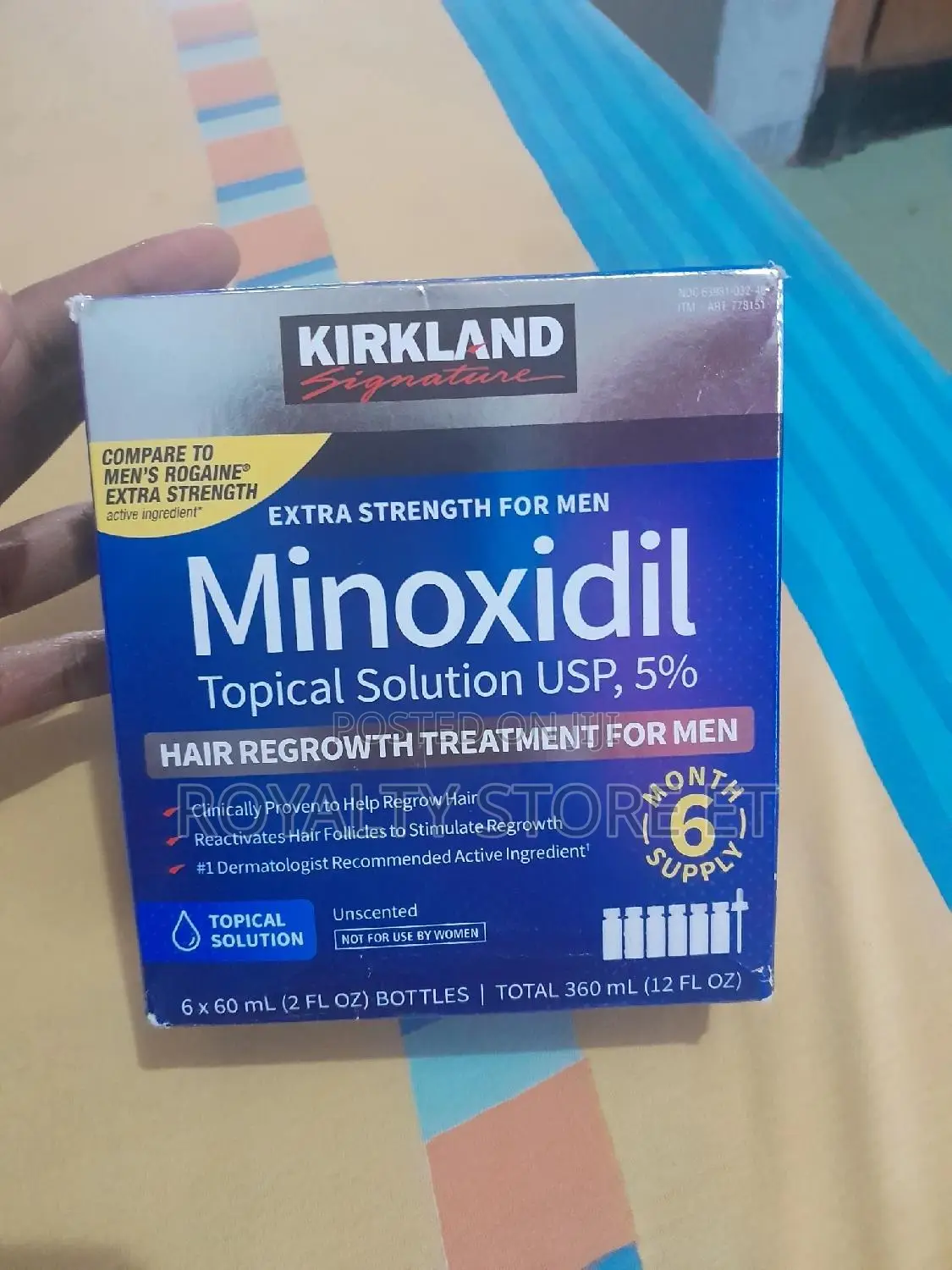 Fully Packed Kirkland Minoxidil 5% From USA