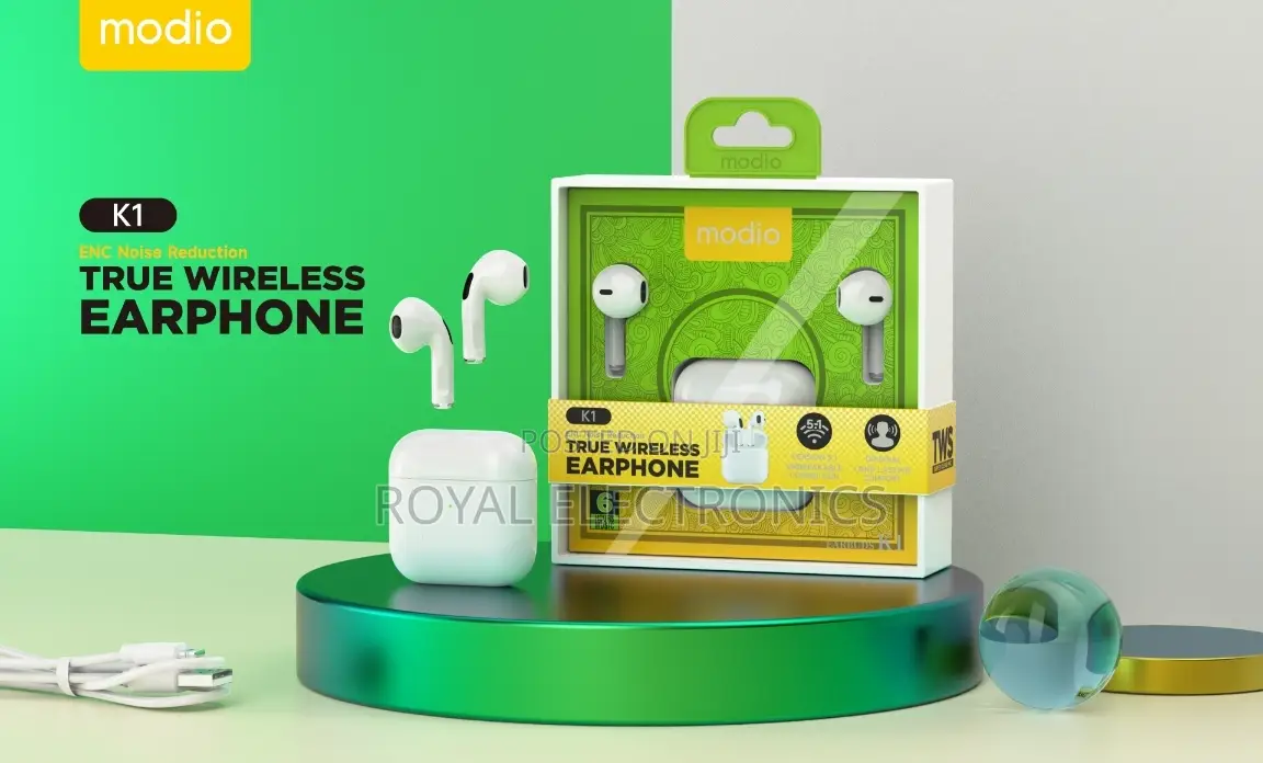 Original Modio K1 (ENC Noise Reduction) 6 Hour Play Time