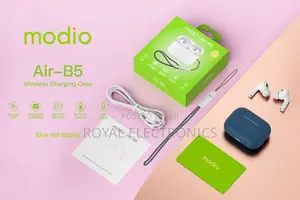 Original Modio Airb5 (Anc Noise Cancelling)With Silicon Case