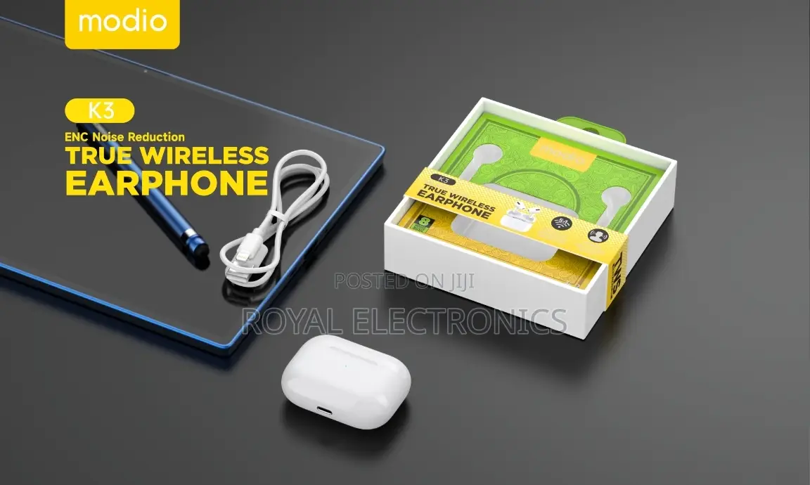 Original Modio K3(ENC Noise Cancelling)Very Mini Size 8 Hour