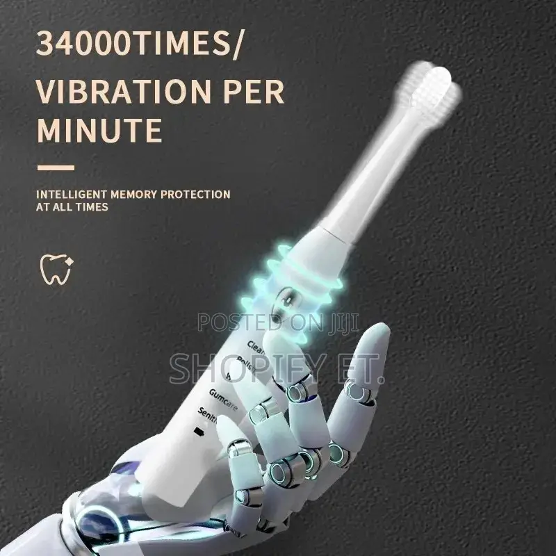 Electric Toothbrush(የኤሌክትሪክ የጥርስ ማፅጃ)Full Set