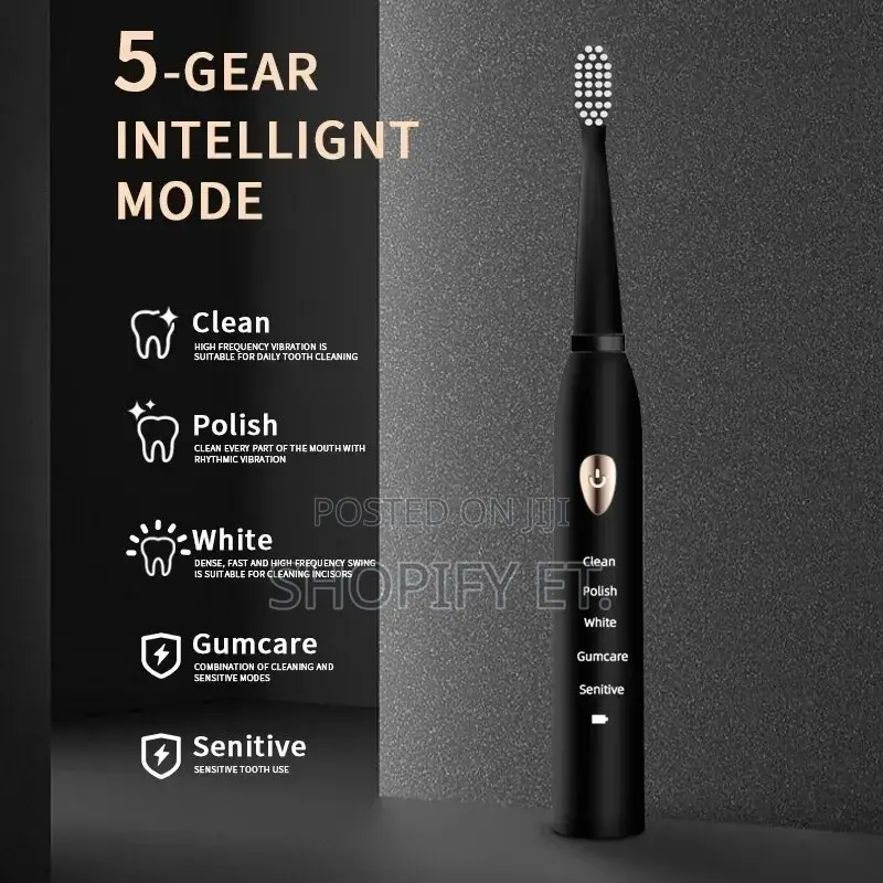 Electric Toothbrush(የኤሌክትሪክ የጥርስ ማፅጃ)Full Set