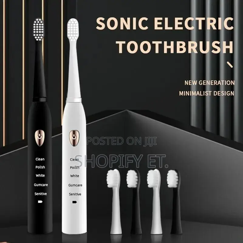 Electric Toothbrush(የኤሌክትሪክ የጥርስ ማፅጃ)Full Set