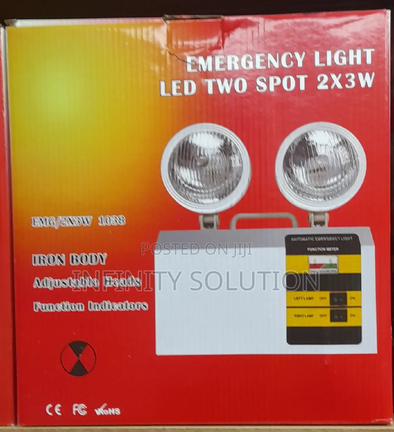 Emergency Light Led Two Spot 2×3w