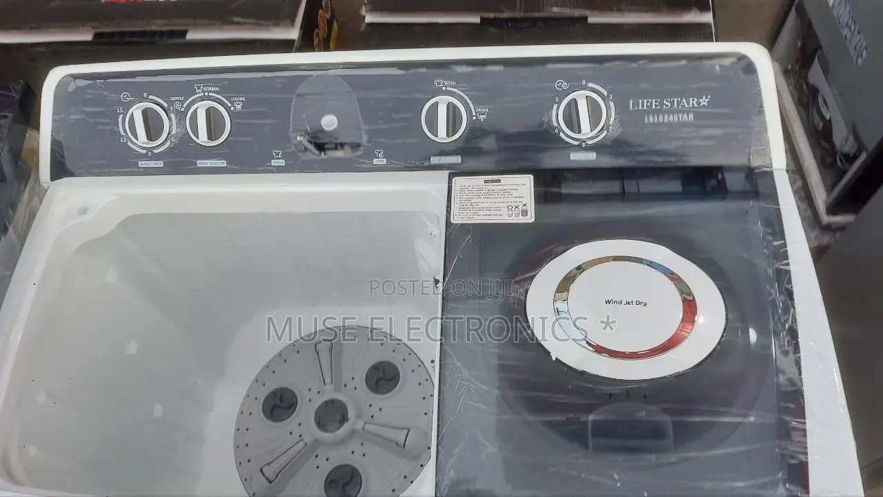 Lifestar 15kg Semiautomatic Washing Machine