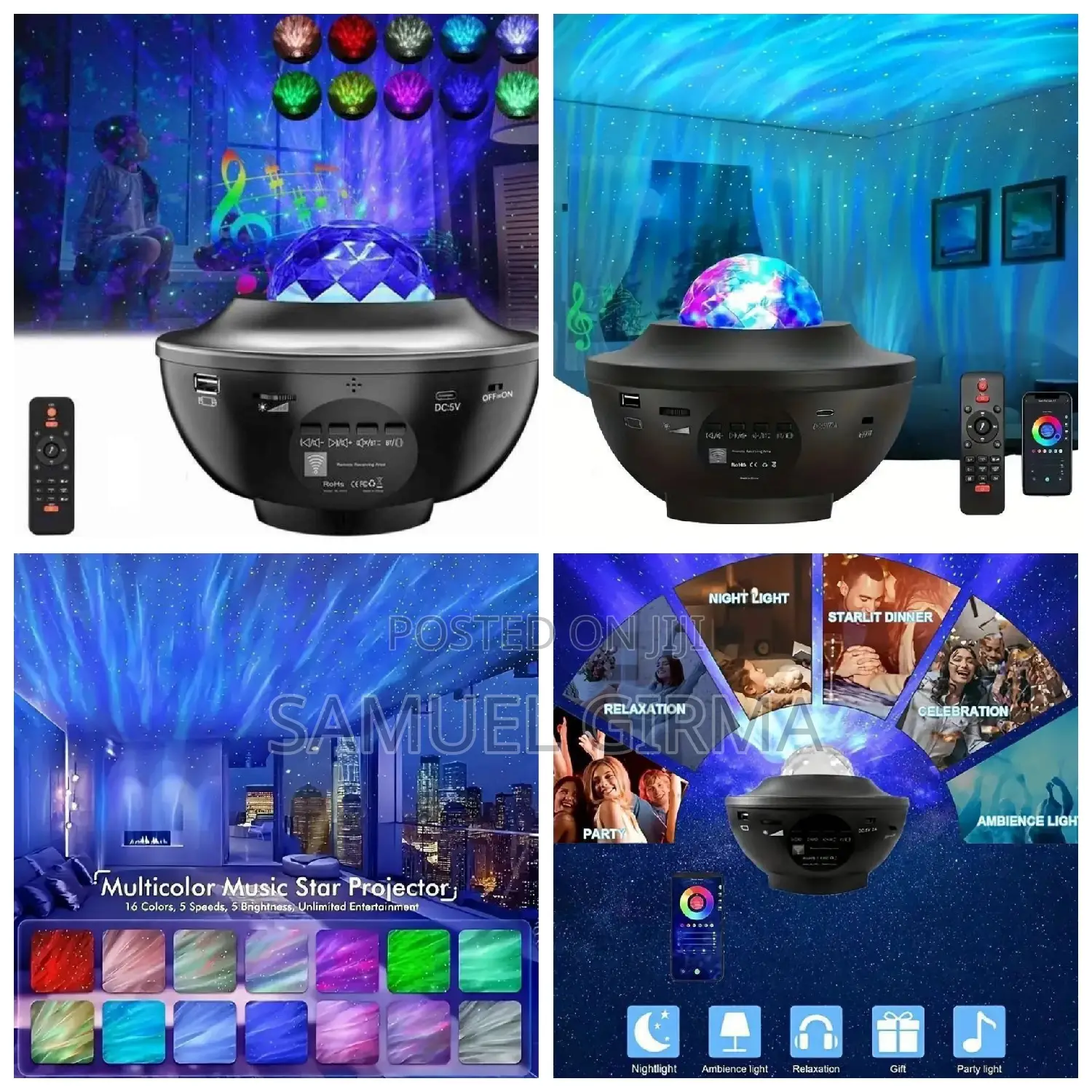 ~ Sign Led Galaxy Projector Light