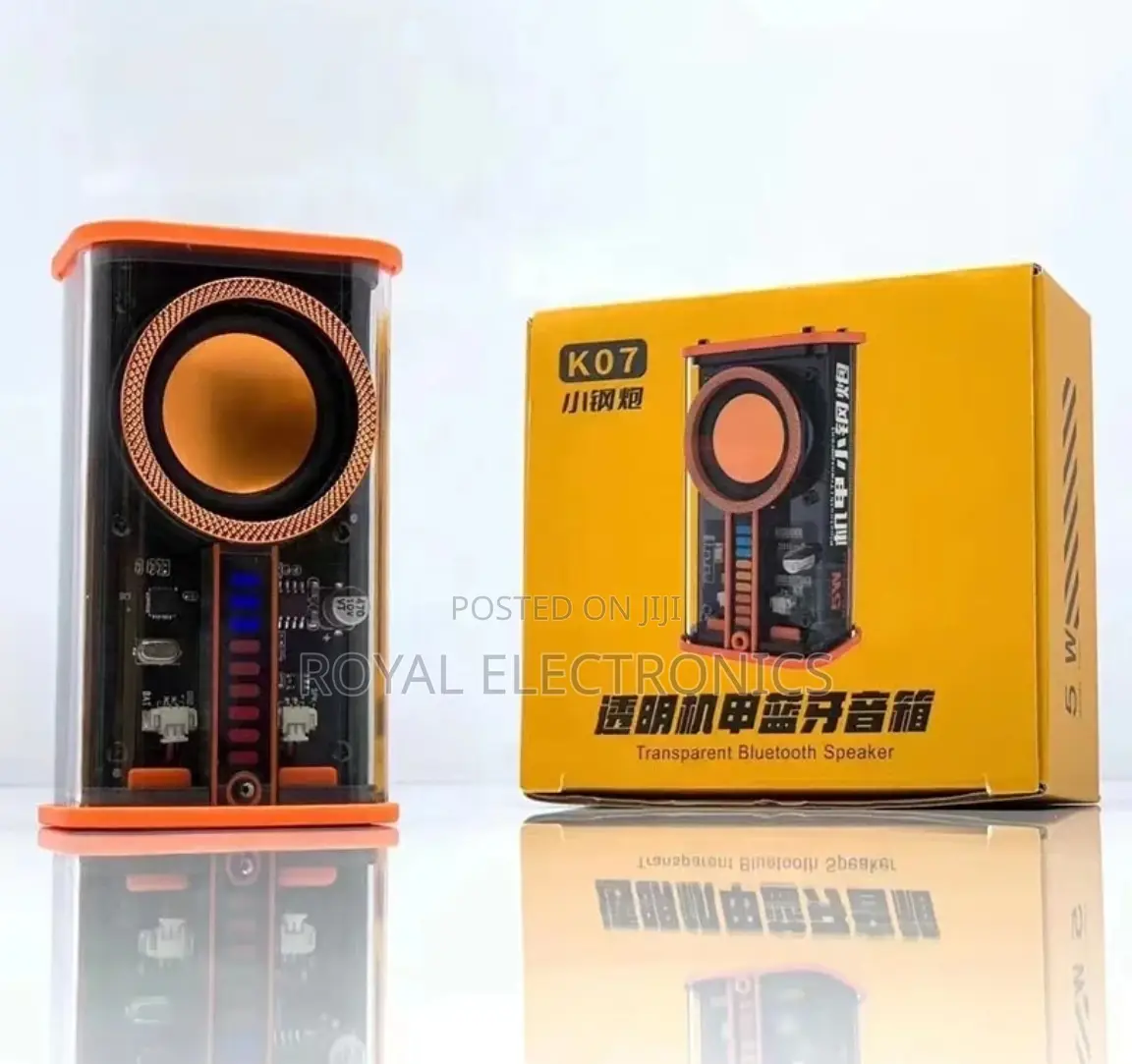 Transparent Mini Bluetooth Speaker Mecha