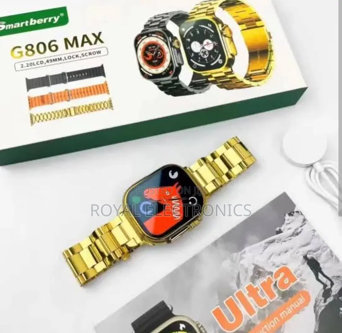 Black Smartberry 2.2inch Smart Watch