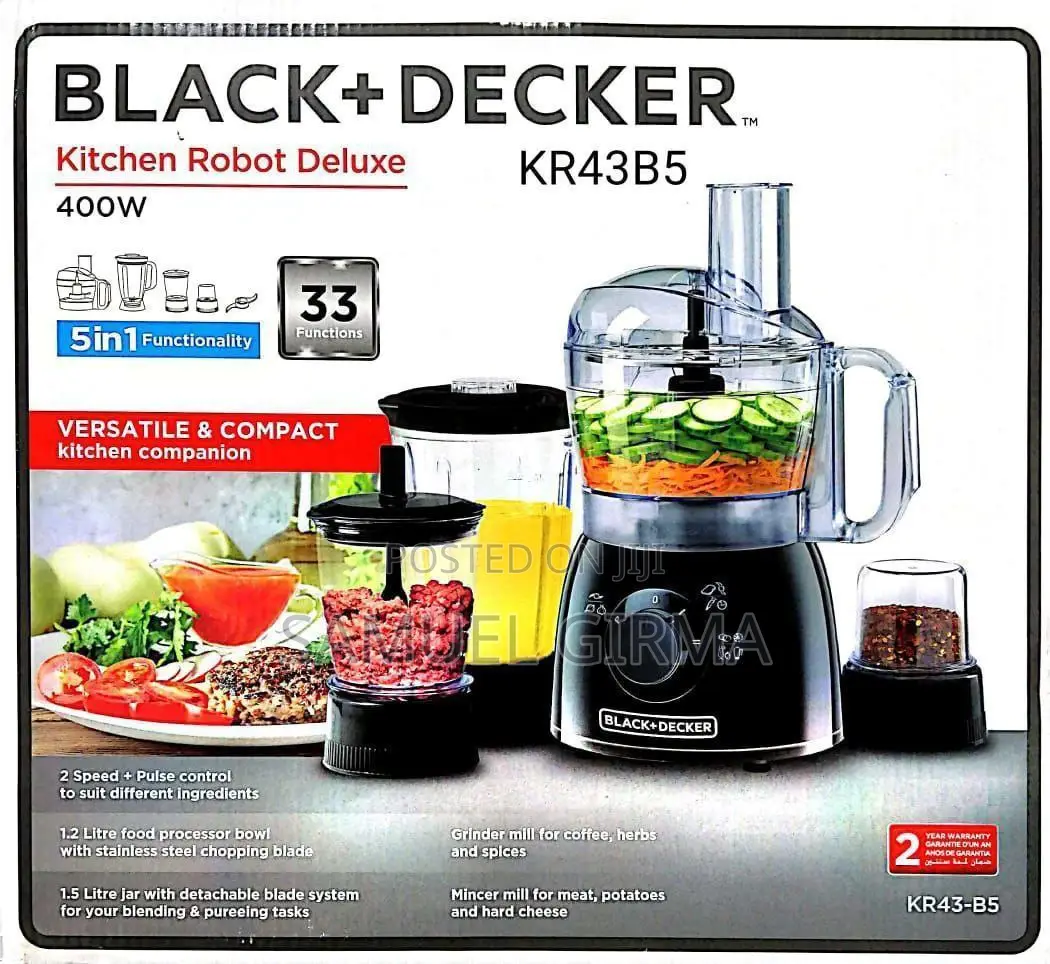 √Black and Deker Food Processor//Usa Product 