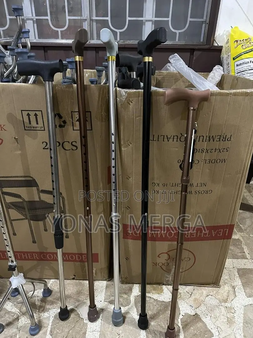 New Tripod Walking Stick李metal Sliver Walking Stick 少ከዘራ=ከዘራ