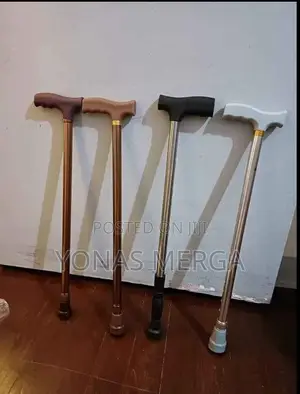 Photo - Walking Cane趜anti-Skid Walking Stick Aluminum Alloy災ከዘራ/ከዘራ