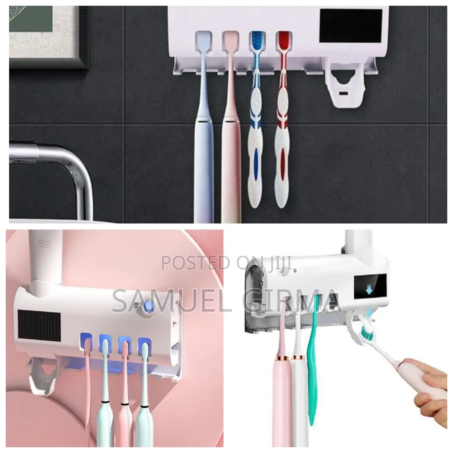 √ Multi Functional Toothbrush Sterilizer Dispenser