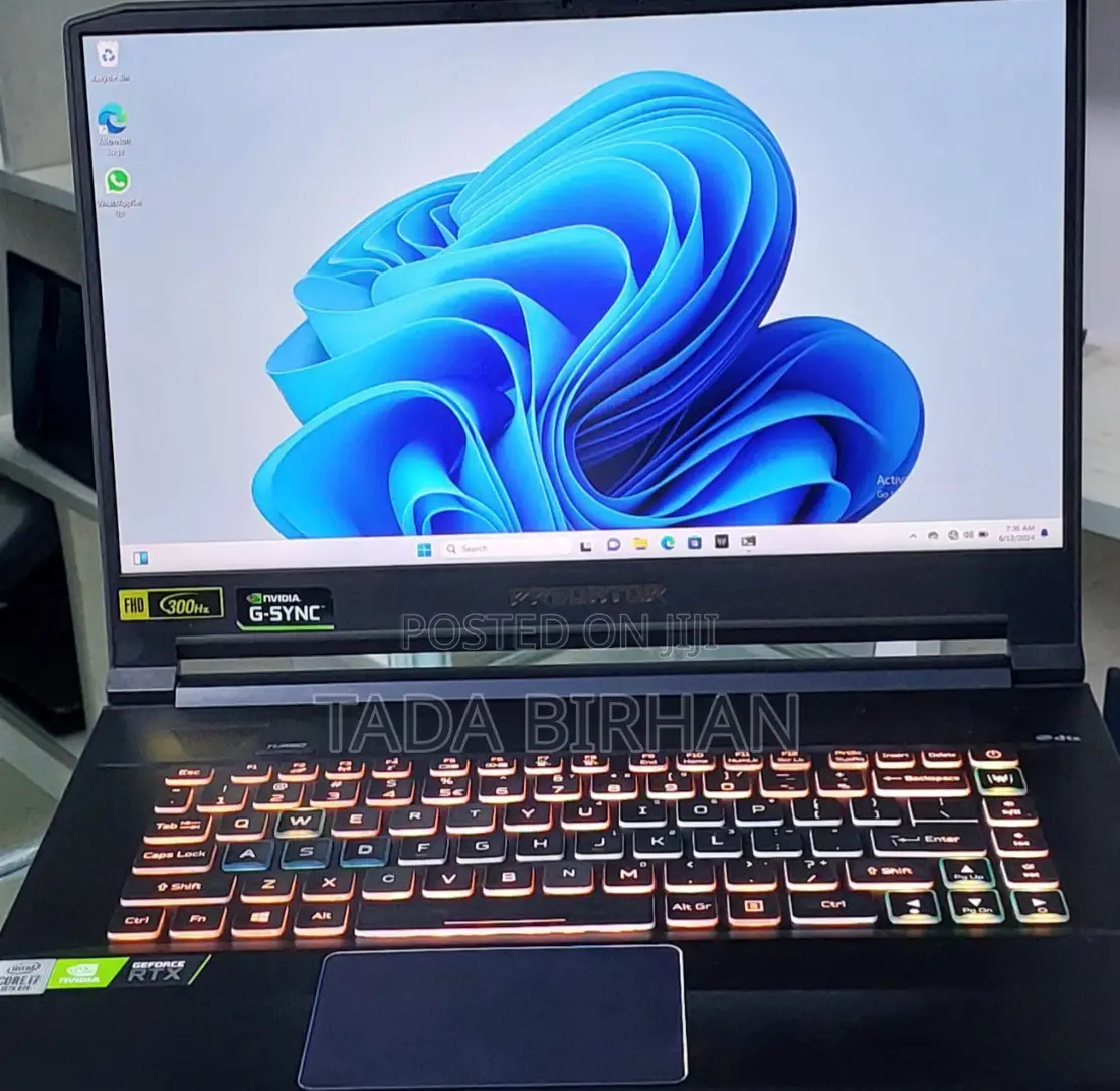 New Laptop Acer Predator Helios 300 12GB Intel Core I7 SSD 512GB