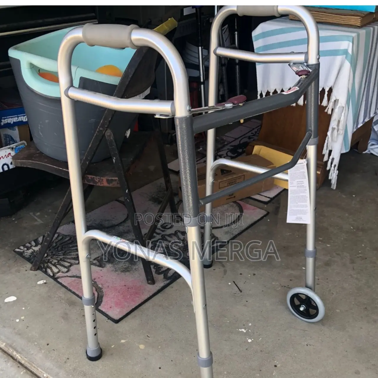 Walker呂walker囫walker旵walker土double Button Walker With Wheels