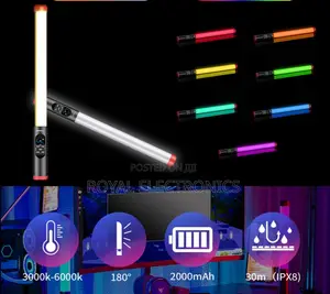 Jmary FM-128 RGB LED Light Wand Waterproof Lighting