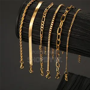 6 Piece Gold Bracelet (SHEIN)