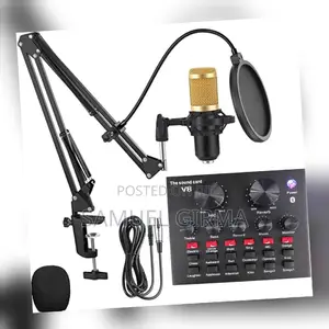 Photo - √V8 Live Soundcard Professional Condenser Microphone