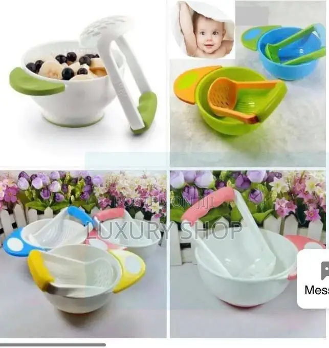 የልጆች ምግብ ማድቀቂያ ሳህን