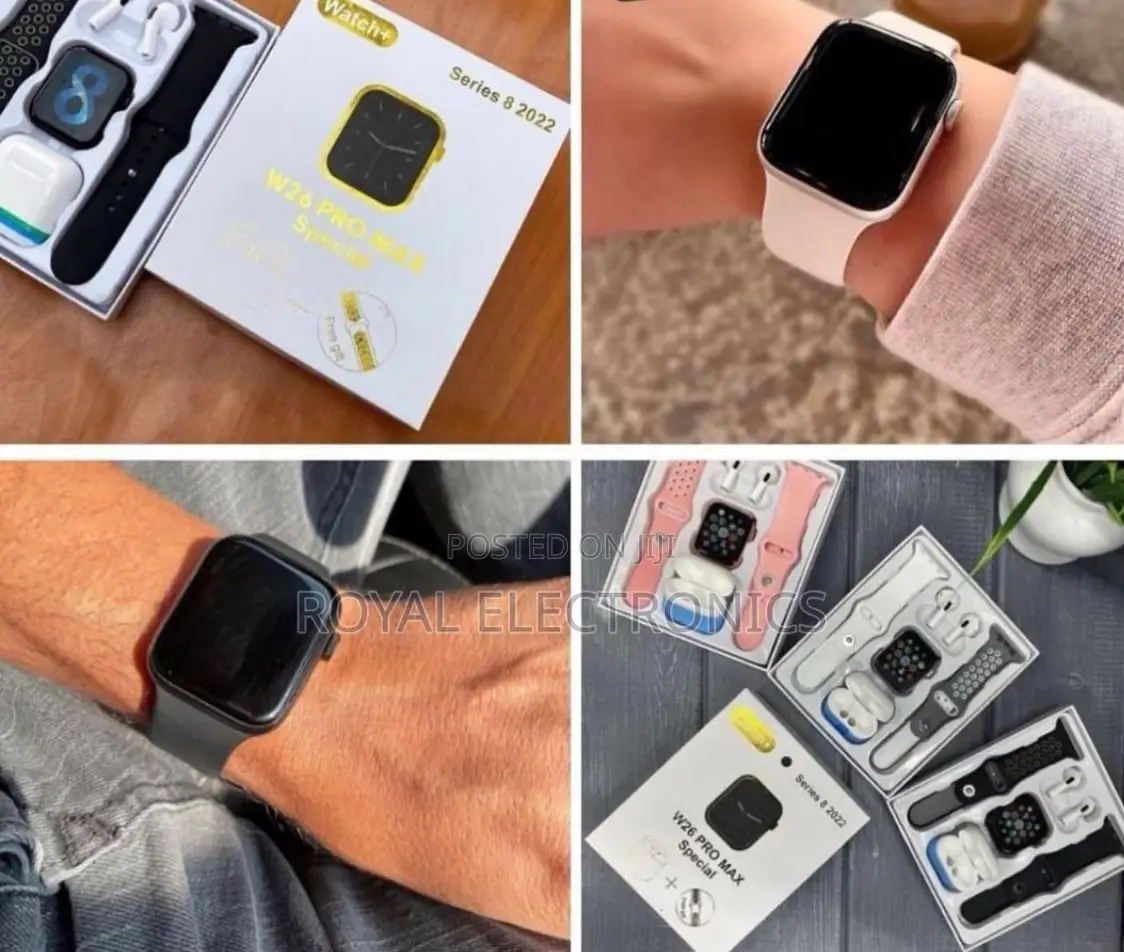 Smart Watch + Bluetooth Earphone 2 Straps(Special Edition)