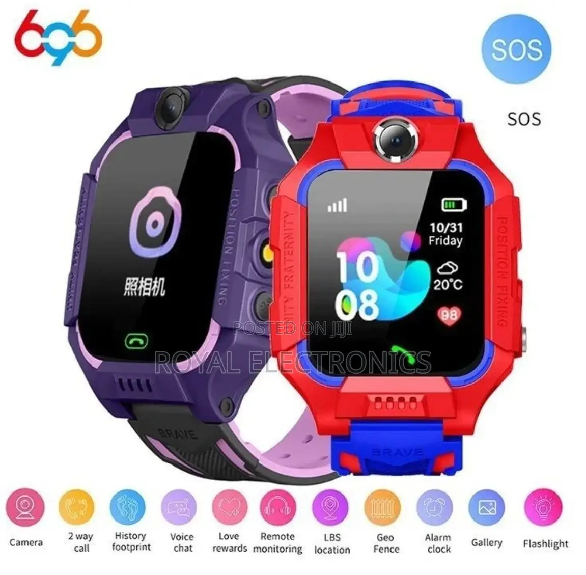 የልጆችሲም ካርድ የሚቀበል Smart Watch