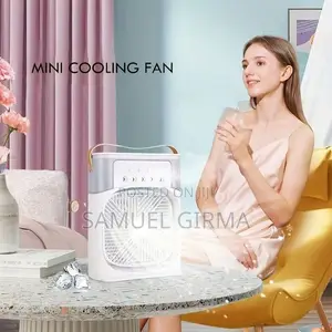 √ 3in1 Air Cooler Fan With Led Night Light Humidifier