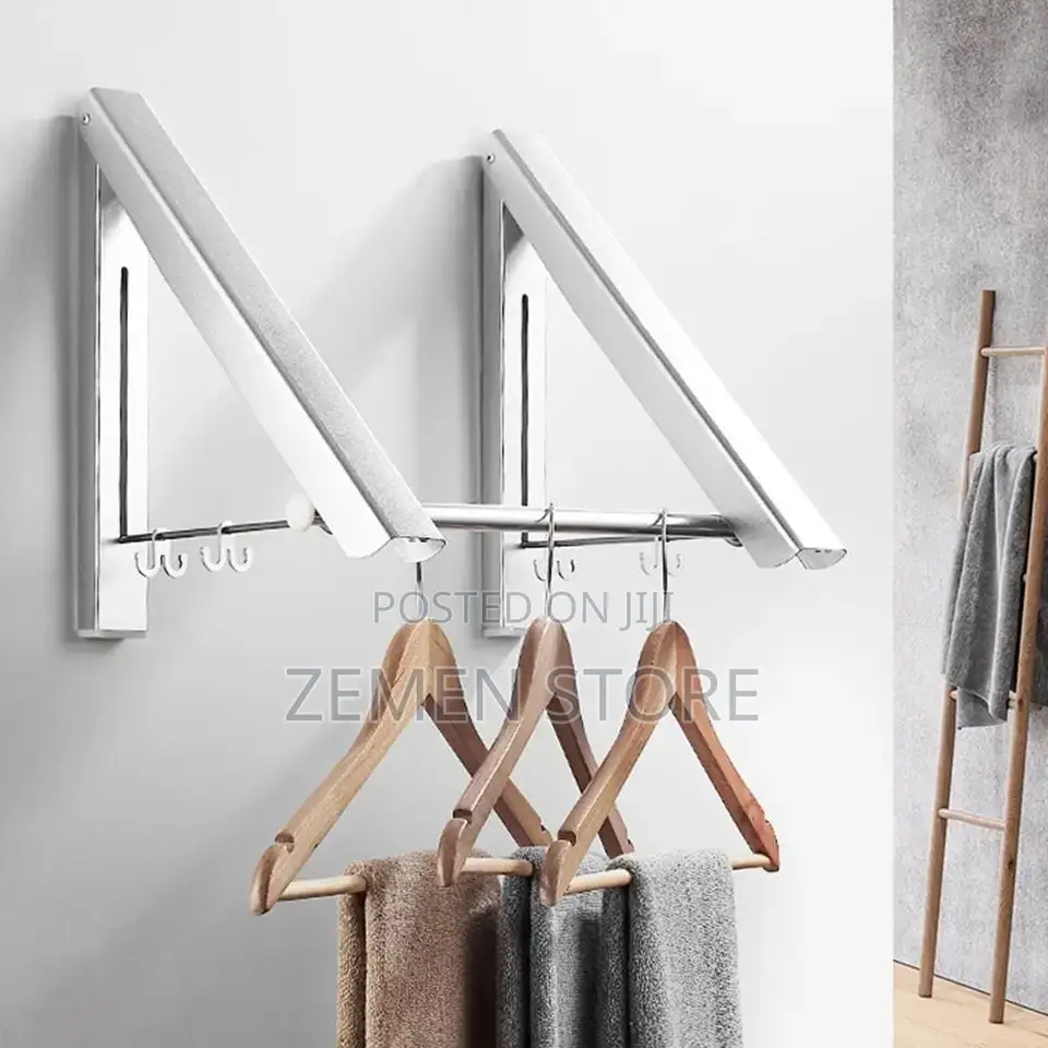 Large Aluminum Portable Wall Clothing Hanger High Quality