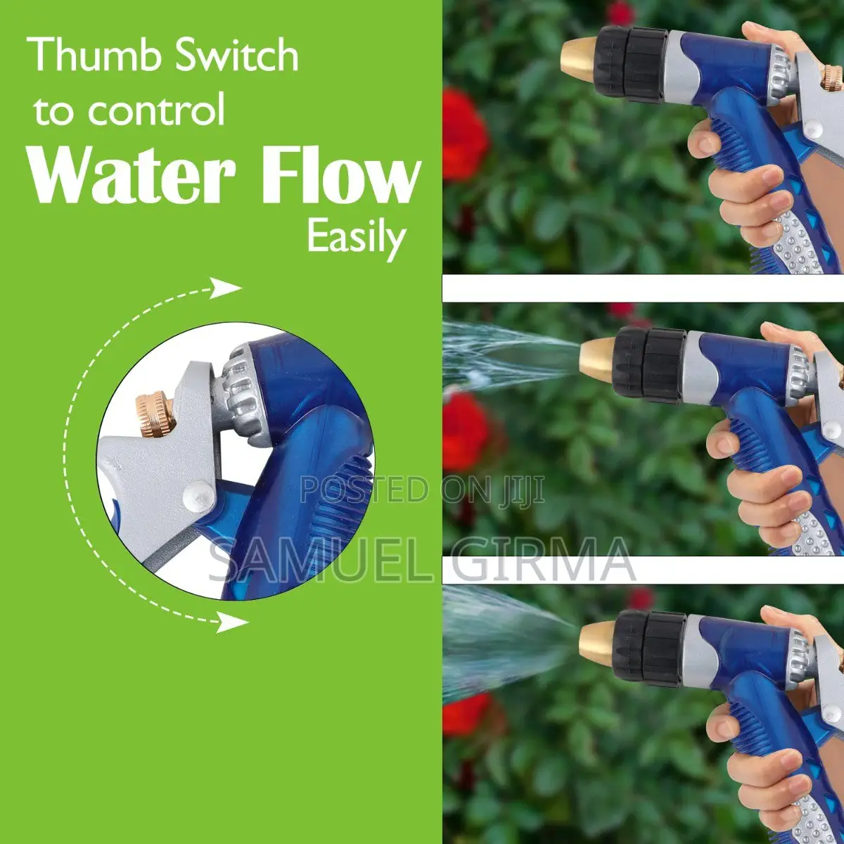 ~High Pressure Spray Gun Set For Irrigation, Floor Cleaning,