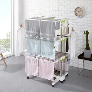 Photo - Quality Foldable Clothes Drying Rack Stand