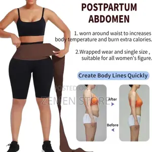 Burst Sweat Belt Elastic Wrap Body Shaper