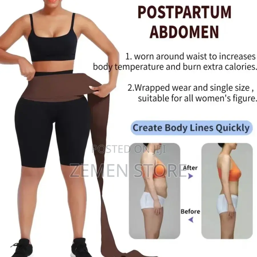 Burst Sweat Belt Elastic Wrap Body Shaper