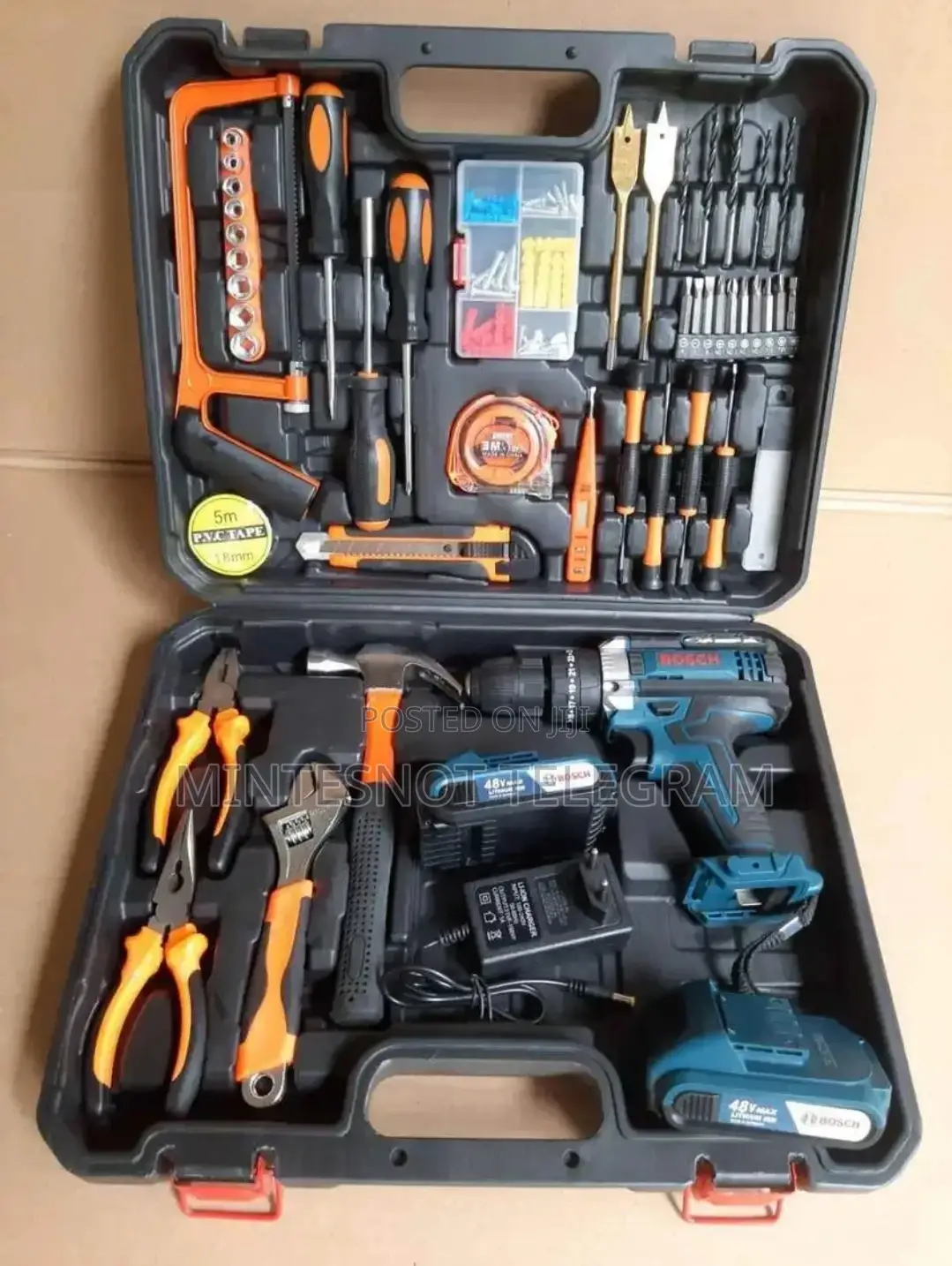 Bosch Tools Box With Chargeable Drill