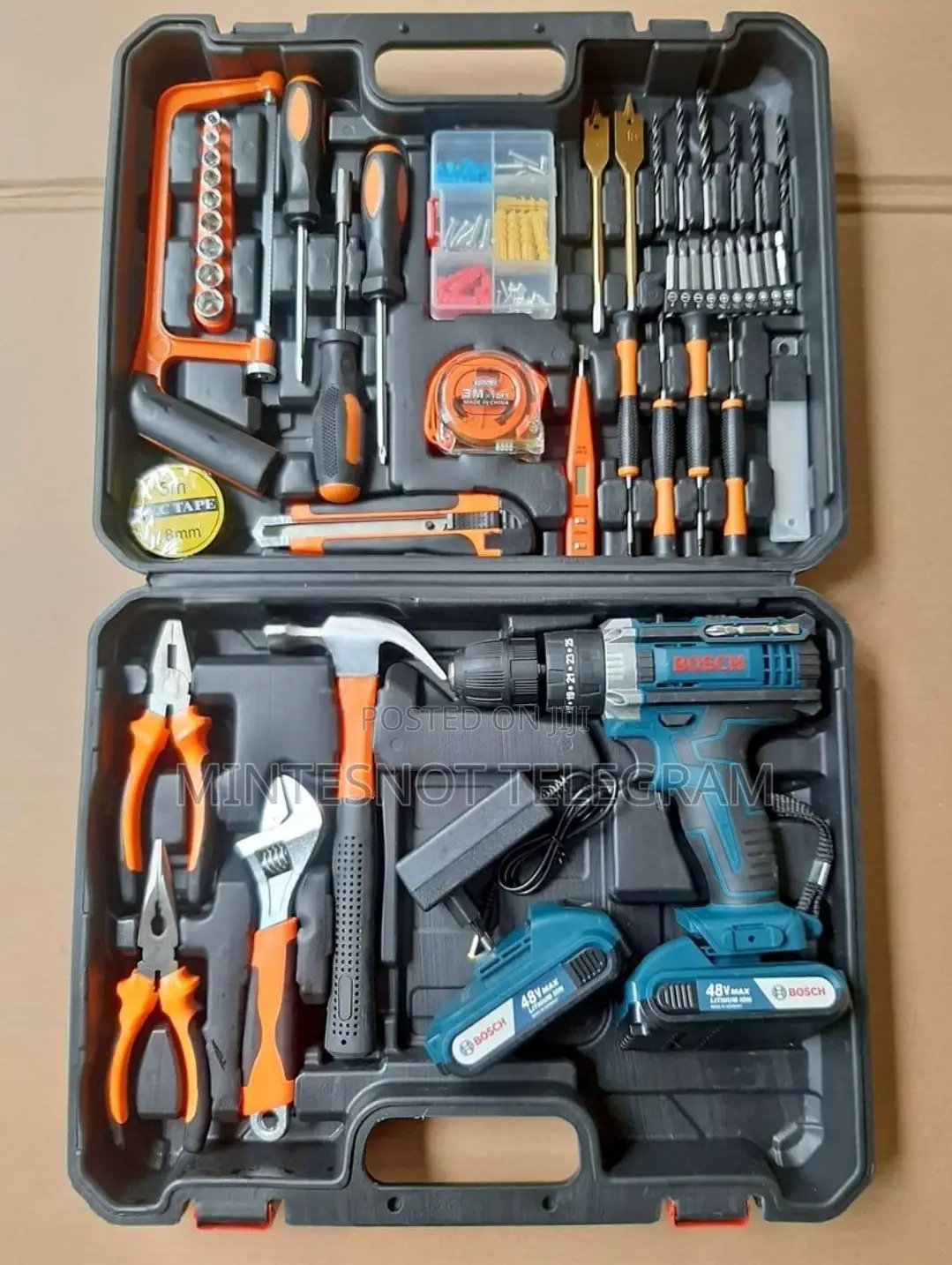 Bosch Tools Box With Chargeable Drill