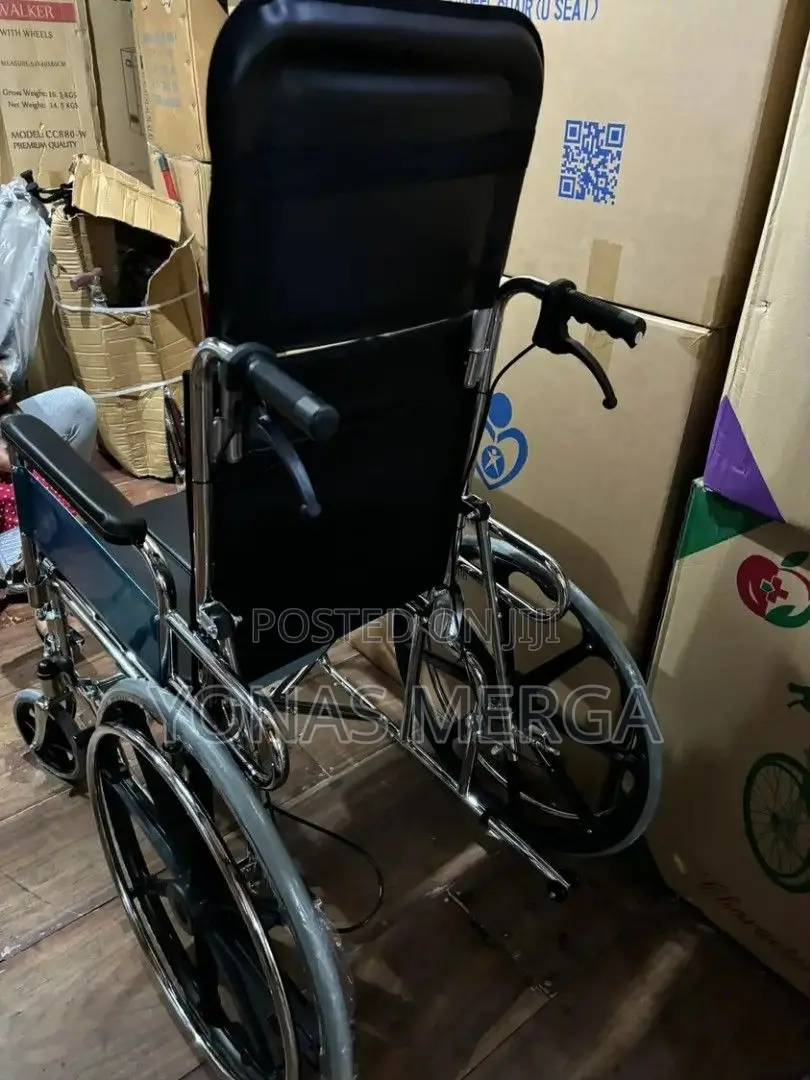 Toilet_wheelchair*RECLINING COMMODE WHEELCHAIR*+እግር ሚያዘረጋ=