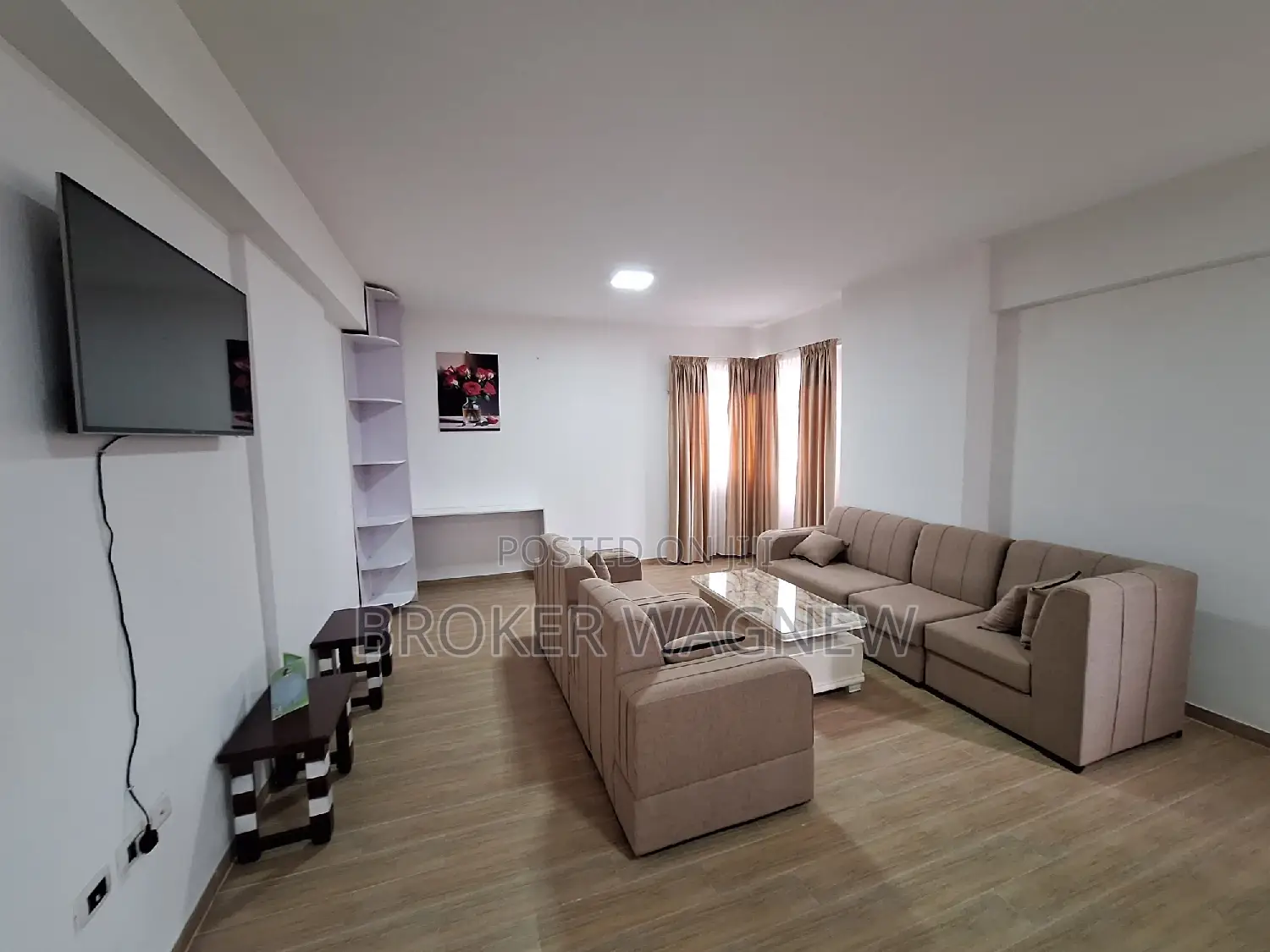 Furnished 3bdrm Apartment in Bole for rent