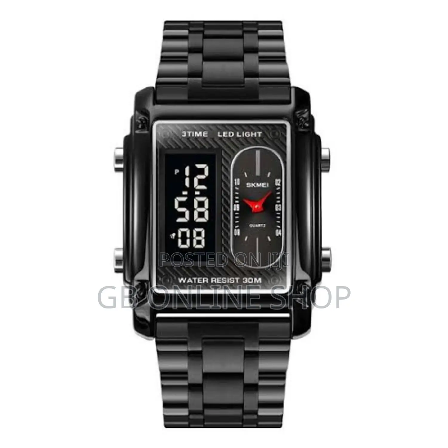 SKMEI 1868 Watch for Men Casual Luminous 3 Time Watch