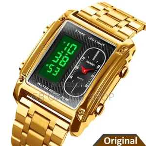 SKMEI 1868 Watch for Men Casual Luminous 3 Time Watch