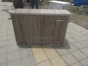 Kitchen Bufe Done By Laminated Mdf ላምኔት ብፌ 120cm *40cm