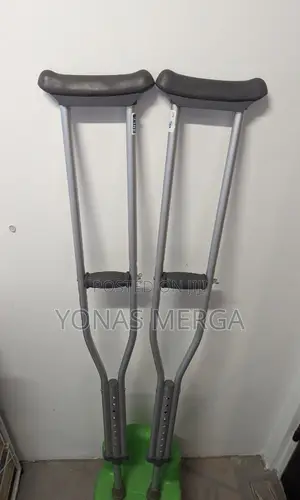 Underarm了crutches门push Button Aluminium Crutches乜medium究ክራንች