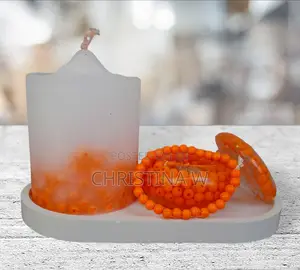 Candle With Jewelry Holder