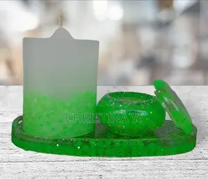 Candle With Jewelry Holder