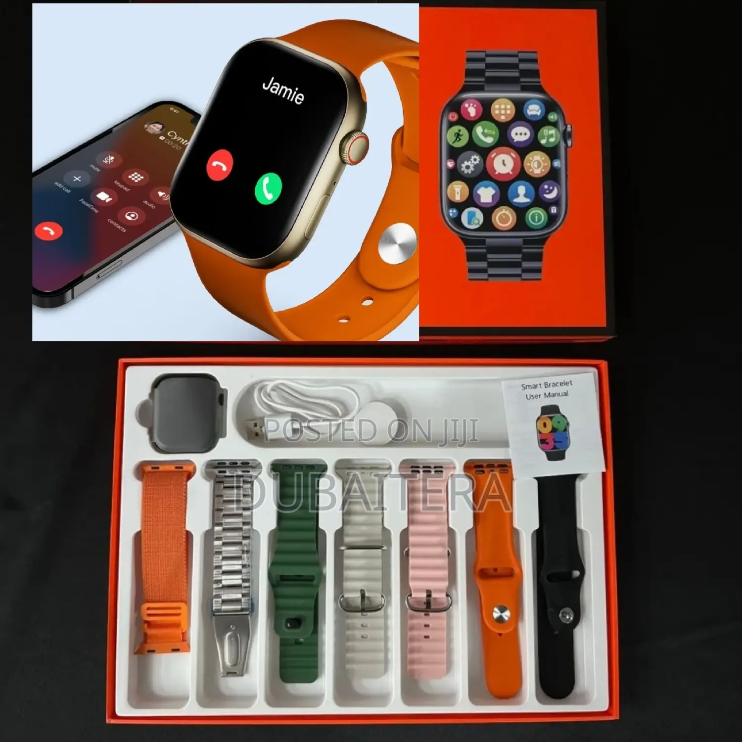 KEQIWEAR Germany Series 9 With 7 Straps KW39 Max Smart Watch