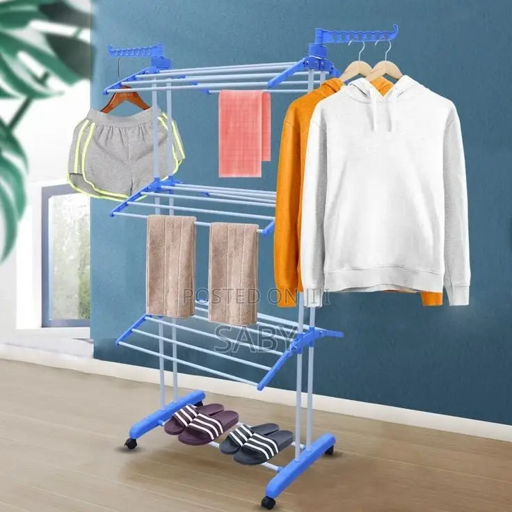 Three Layers Of Clothes Hanger