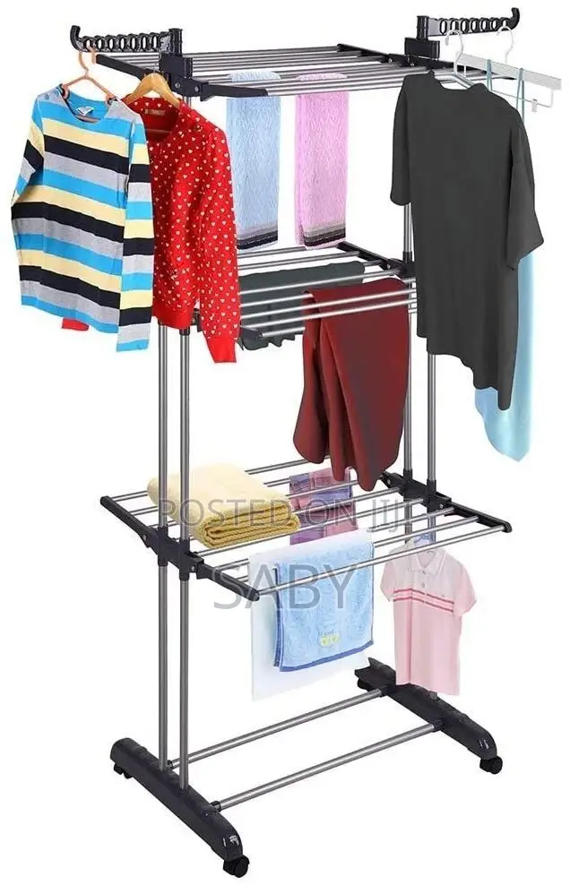 Three Layers Of Clothes Hanger