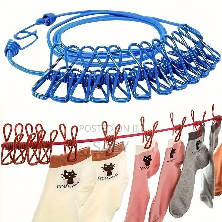 Portable Drying Rack Clips Cloth Hanger