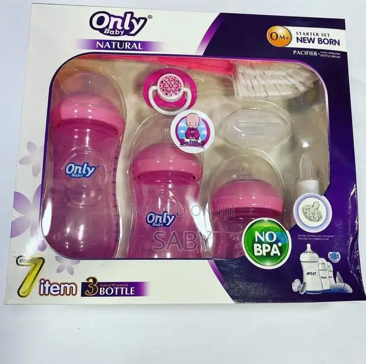 7 PCS Only Baby Natural New Born Nursing Gift Pack
