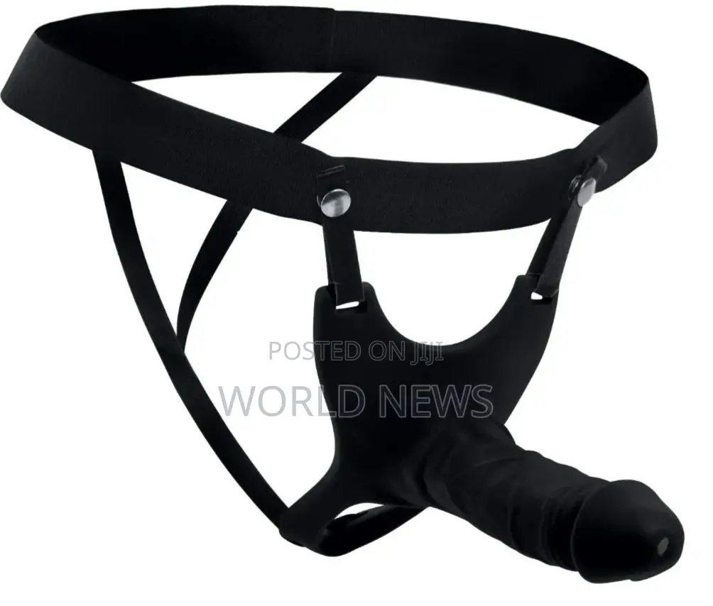 Black Dildo Belt