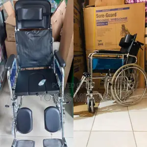 Toilet Wheelchair/Folable Wheelchair With New Front Wheels